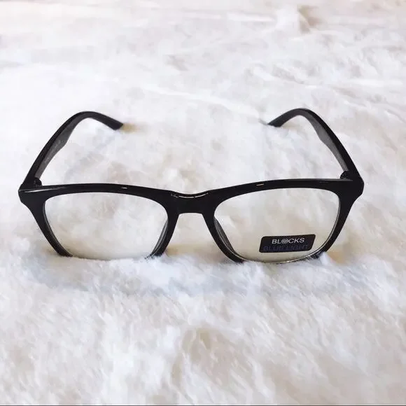 Nadia Black Computer Blue Light Glasses - Picture 4 of 9